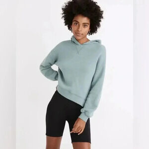 Madewell MWL Form High Rise 7" Biker Shorts Black Size XXS NWT